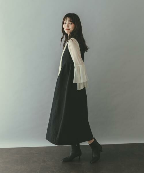 URBAN RESEARCH ROSSO / アーバンリサーチ ロッソ ワンピース | ジャガードフォルムレイヤードワンピース | 詳細2