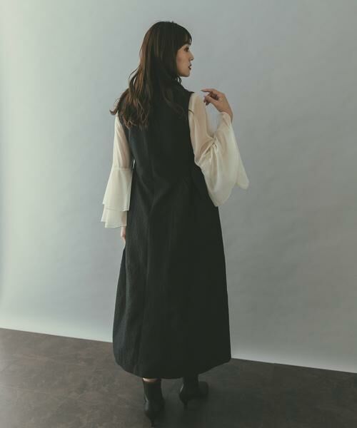 URBAN RESEARCH ROSSO / アーバンリサーチ ロッソ ワンピース | ジャガードフォルムレイヤードワンピース | 詳細3