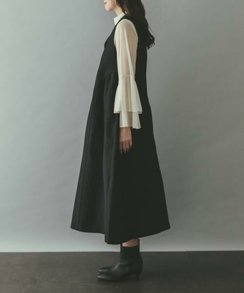 URBAN RESEARCH ROSSO / アーバンリサーチ ロッソ ワンピース | ジャガードフォルムレイヤードワンピース | 詳細5