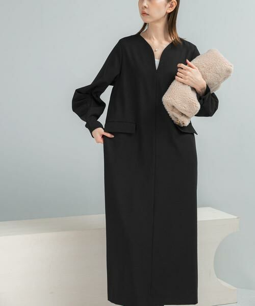 URBAN RESEARCH ROSSO / アーバンリサーチ ロッソ ワンピース | タックスリーブストレートワンピース | 詳細1