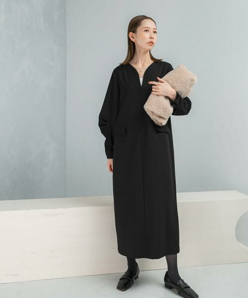 URBAN RESEARCH ROSSO / アーバンリサーチ ロッソ ワンピース | タックスリーブストレートワンピース | 詳細3