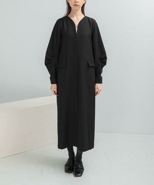 URBAN RESEARCH ROSSO / アーバンリサーチ ロッソ ワンピース | タックスリーブストレートワンピース | 詳細4