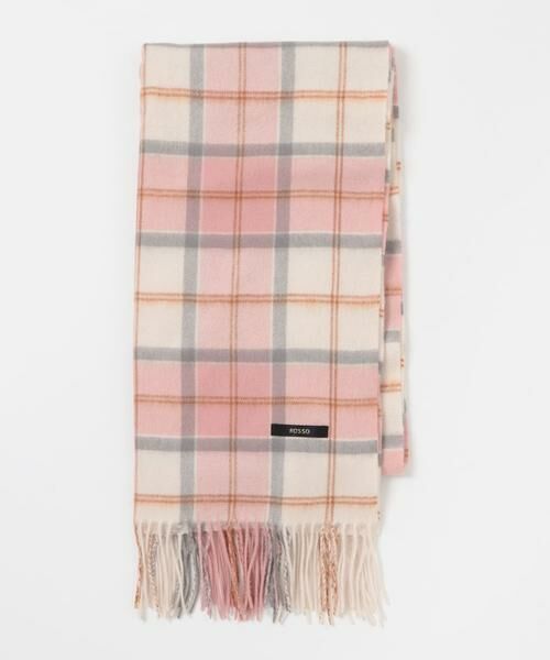 URBAN RESEARCH ROSSO / アーバンリサーチ ロッソ マフラー・ショール・スヌード・ストール | カシミヤ混チェックストール | 詳細1