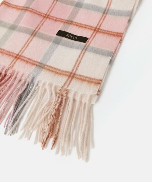 URBAN RESEARCH ROSSO / アーバンリサーチ ロッソ マフラー・ショール・スヌード・ストール | カシミヤ混チェックストール | 詳細2