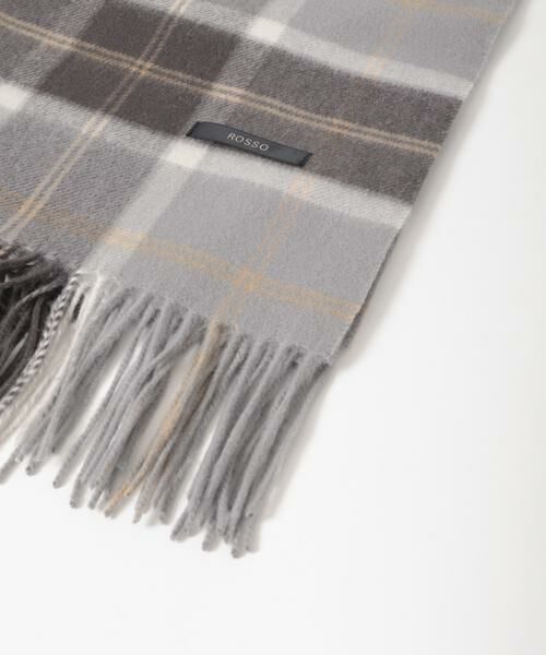 URBAN RESEARCH ROSSO / アーバンリサーチ ロッソ マフラー・ショール・スヌード・ストール | カシミヤ混チェックストール | 詳細10