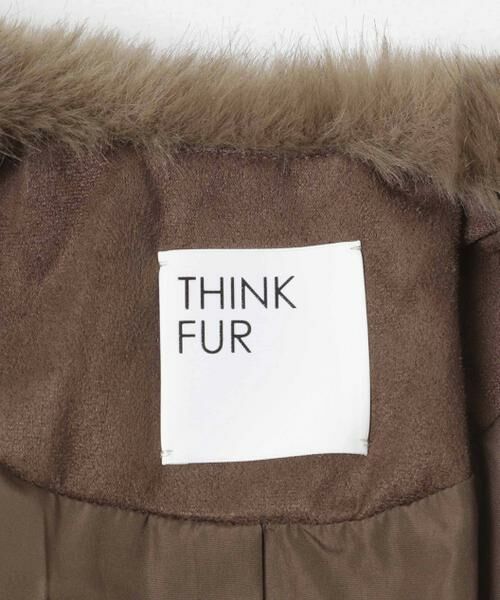 URBAN RESEARCH ROSSO / アーバンリサーチ ロッソ その他アウター | THINK FUR　Border Fur Coat | 詳細7