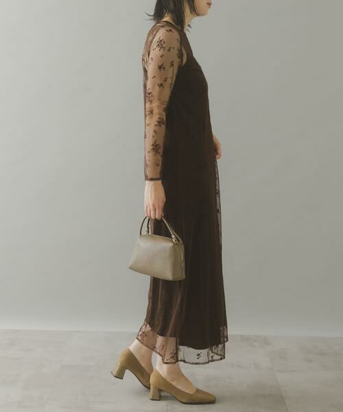 URBAN RESEARCH ROSSO / アーバンリサーチ ロッソ ドレス | kaene　フロッキーベロア2wayドレス | 詳細2