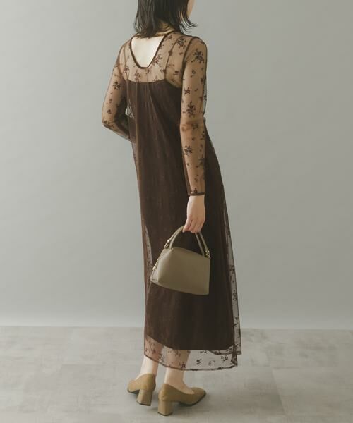 URBAN RESEARCH ROSSO / アーバンリサーチ ロッソ ドレス | kaene　フロッキーベロア2wayドレス | 詳細3