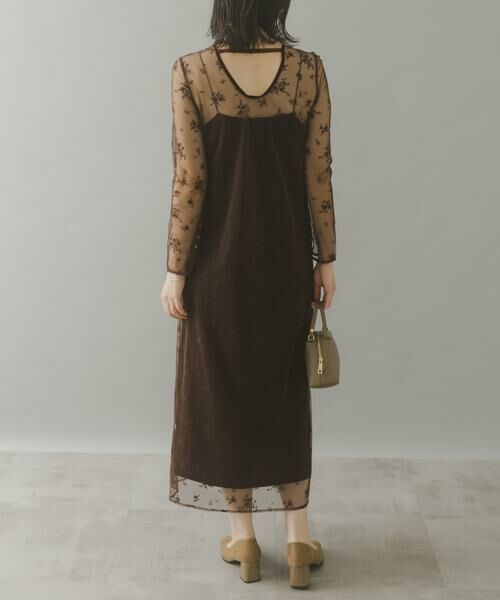 URBAN RESEARCH ROSSO / アーバンリサーチ ロッソ ドレス | kaene　フロッキーベロア2wayドレス | 詳細4