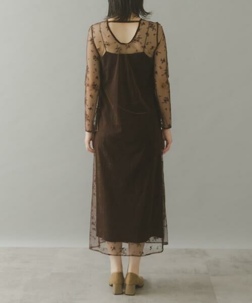 URBAN RESEARCH ROSSO / アーバンリサーチ ロッソ ドレス | kaene　フロッキーベロア2wayドレス | 詳細7