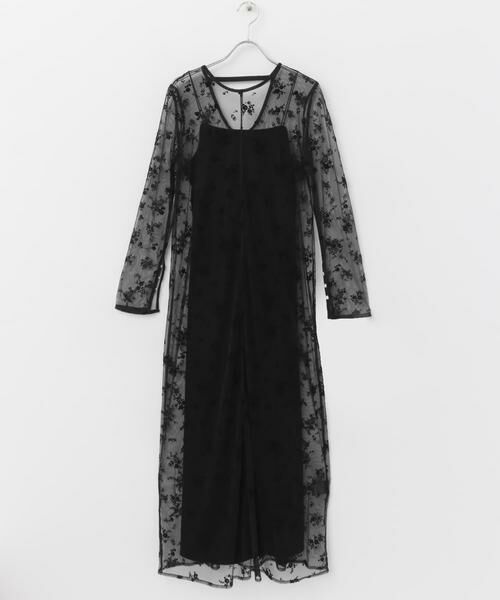 URBAN RESEARCH ROSSO / アーバンリサーチ ロッソ ドレス | kaene　フロッキーベロア2wayドレス | 詳細10