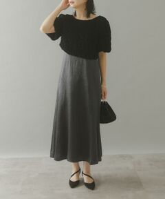 URBAN RESEARCH ROSSO / アーバンリサーチ ロッソ ドレス | kaene　シャーリングシフォンブラウスセットドレス