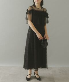 URBAN RESEARCH ROSSO / アーバンリサーチ ロッソ ドレス | kaene　フリルチュールドッキングドレス