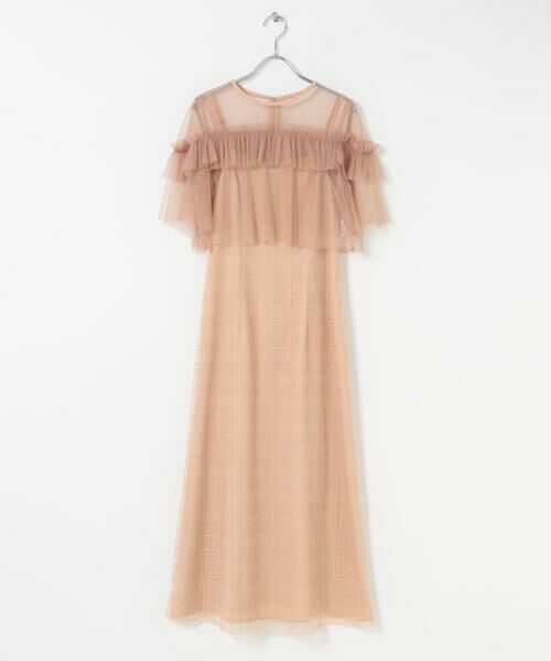 URBAN RESEARCH ROSSO / アーバンリサーチ ロッソ ドレス | kaene　フリルチュールドッキングドレス | 詳細4