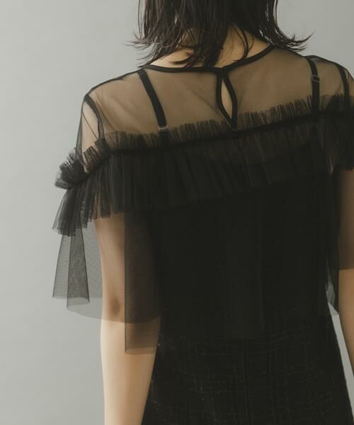 URBAN RESEARCH ROSSO / アーバンリサーチ ロッソ ドレス | kaene　フリルチュールドッキングドレス | 詳細5
