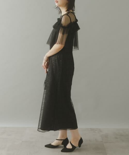 URBAN RESEARCH ROSSO / アーバンリサーチ ロッソ ドレス | kaene　フリルチュールドッキングドレス | 詳細7