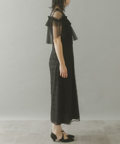 URBAN RESEARCH ROSSO / アーバンリサーチ ロッソ ドレス | kaene　フリルチュールドッキングドレス | 詳細10