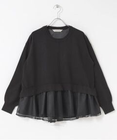 URBAN RESEARCH ROSSO / アーバンリサーチ ロッソ ニット・セーター | Torrazzo Donna　Knit Tulle Tops