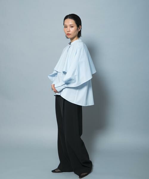 URBAN RESEARCH ROSSO / アーバンリサーチ ロッソ シャツ・ブラウス | 『別注』CHIGNON×ROSSO　ラッフルシャツブラウス | 詳細4