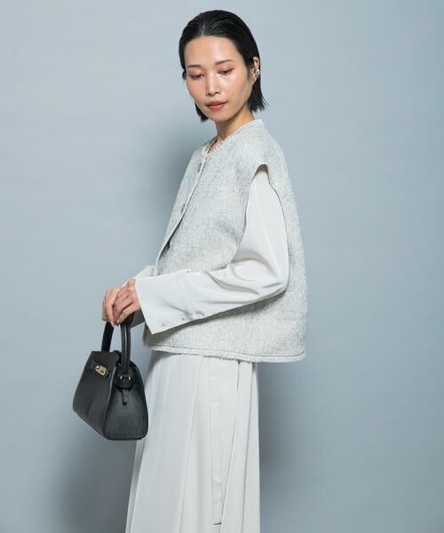 URBAN RESEARCH ROSSO / アーバンリサーチ ロッソ ベスト | 『別注』CHIGNON×ROSSO　ツイードショートベスト | 詳細2