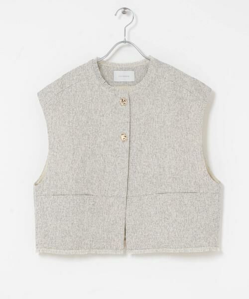 URBAN RESEARCH ROSSO / アーバンリサーチ ロッソ ベスト | 『別注』CHIGNON×ROSSO　ツイードショートベスト | 詳細5
