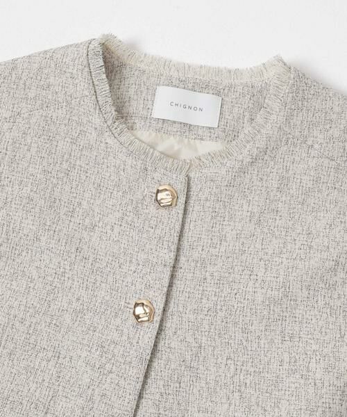 URBAN RESEARCH ROSSO / アーバンリサーチ ロッソ ベスト | 『別注』CHIGNON×ROSSO　ツイードショートベスト | 詳細6