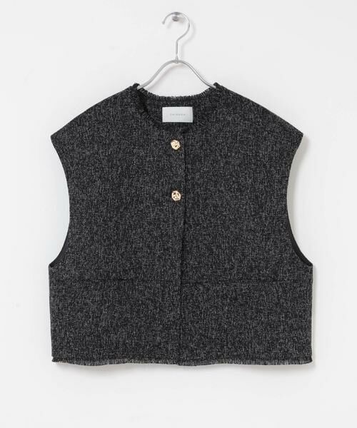 URBAN RESEARCH ROSSO / アーバンリサーチ ロッソ ベスト | 『別注』CHIGNON×ROSSO　ツイードショートベスト | 詳細16