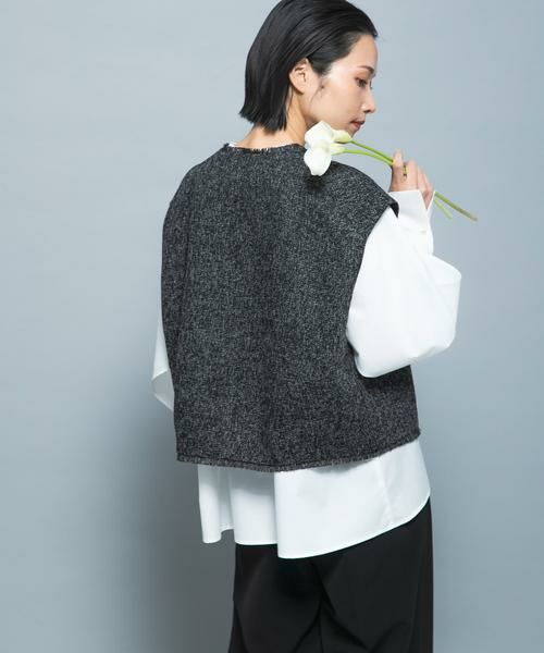 URBAN RESEARCH ROSSO / アーバンリサーチ ロッソ ベスト | 『別注』CHIGNON×ROSSO　ツイードショートベスト | 詳細9