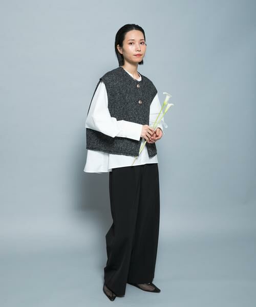 URBAN RESEARCH ROSSO / アーバンリサーチ ロッソ ベスト | 『別注』CHIGNON×ROSSO　ツイードショートベスト | 詳細11