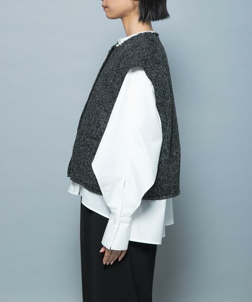 URBAN RESEARCH ROSSO / アーバンリサーチ ロッソ ベスト | 『別注』CHIGNON×ROSSO　ツイードショートベスト | 詳細14