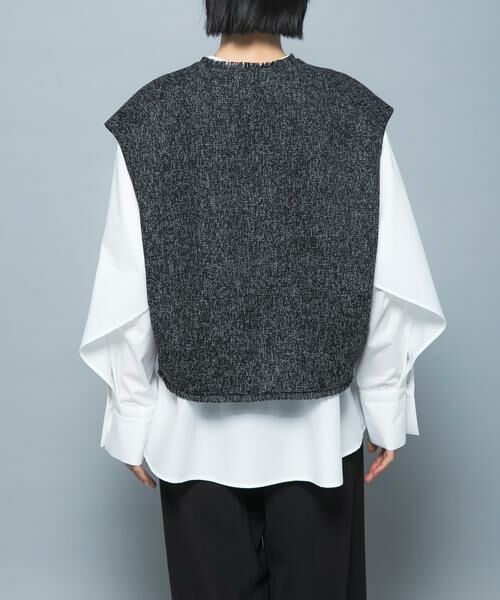URBAN RESEARCH ROSSO / アーバンリサーチ ロッソ ベスト | 『別注』CHIGNON×ROSSO　ツイードショートベスト | 詳細15