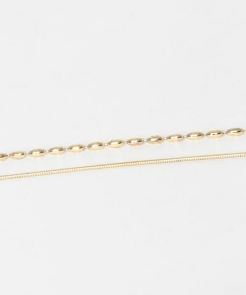 URBAN RESEARCH ROSSO / アーバンリサーチ ロッソ ネックレス・ペンダント・チョーカー | CHIGNON　ロング2チェーンマンテルネックレス | 詳細5