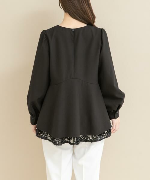 URBAN RESEARCH ROSSO / アーバンリサーチ ロッソ シャツ・ブラウス | 『WEB限定』レイヤードペプラムブラウス | 詳細19