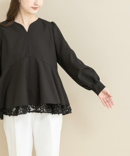 URBAN RESEARCH ROSSO / アーバンリサーチ ロッソ シャツ・ブラウス | 『WEB限定』レイヤードペプラムブラウス | 詳細20