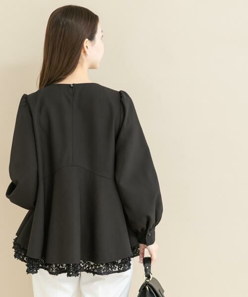 URBAN RESEARCH ROSSO / アーバンリサーチ ロッソ シャツ・ブラウス | 『WEB限定』レイヤードペプラムブラウス | 詳細15