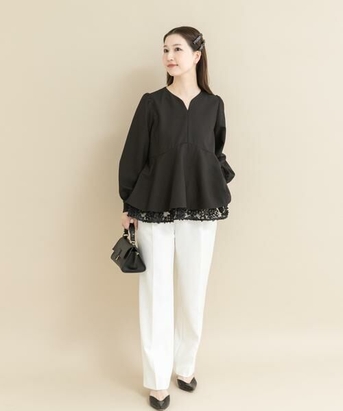 URBAN RESEARCH ROSSO / アーバンリサーチ ロッソ シャツ・ブラウス | 『WEB限定』レイヤードペプラムブラウス | 詳細16