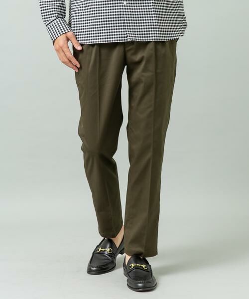 URBAN RESEARCH ROSSO / アーバンリサーチ ロッソ その他パンツ | ストレッチチノスラックス（カーキ）