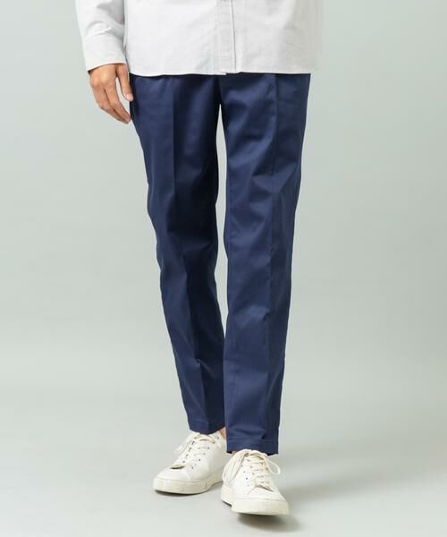 URBAN RESEARCH ROSSO / アーバンリサーチ ロッソ その他パンツ | ストレッチチノスラックス（ネイビー）