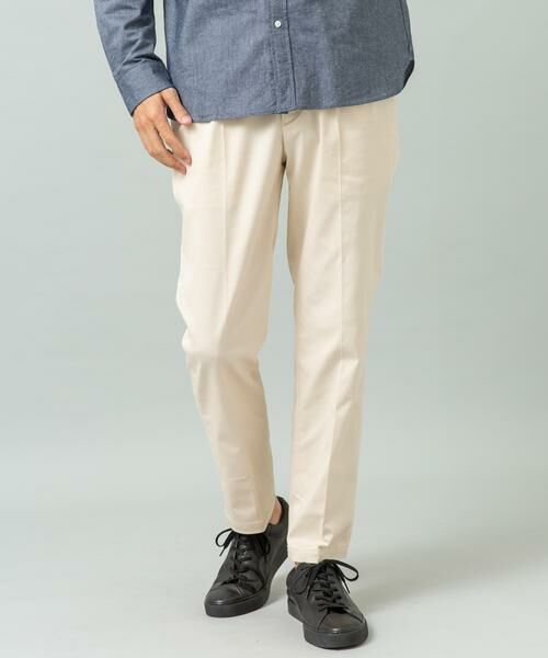 URBAN RESEARCH ROSSO / アーバンリサーチ ロッソ その他パンツ | ストレッチチノスラックス（アイボリー）