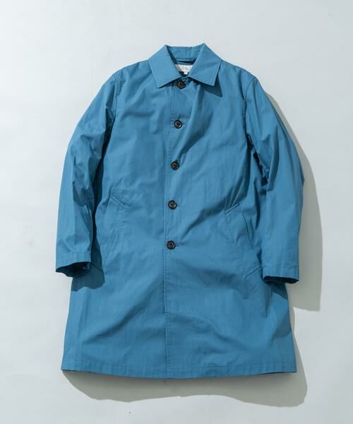 URBAN RESEARCH ROSSO / アーバンリサーチ ロッソ ステンカラーコート | 『撥水』タイプライタースプリングコート（ブルー）