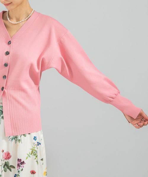 URBAN RESEARCH ROSSO / アーバンリサーチ ロッソ カーディガン・ボレロ | Vネックリブフロント釦デザインニット | 詳細11