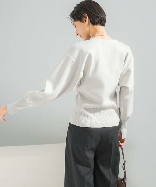 URBAN RESEARCH ROSSO / アーバンリサーチ ロッソ カーディガン・ボレロ | Vネックリブフロント釦デザインニット | 詳細19