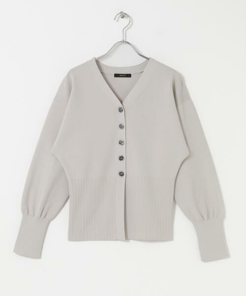 URBAN RESEARCH ROSSO / アーバンリサーチ ロッソ カーディガン・ボレロ | Vネックリブフロント釦デザインニット | 詳細20