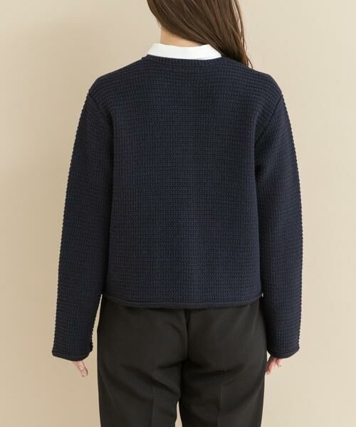 URBAN RESEARCH ROSSO / アーバンリサーチ ロッソ ノーカラージャケット | 『WEB/一部店舗限定』ツイードノーカラーニットジャケット | 詳細10