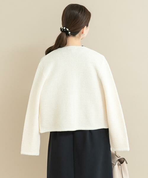 URBAN RESEARCH ROSSO / アーバンリサーチ ロッソ ノーカラージャケット | 『WEB/一部店舗限定』ツイードノーカラーニットジャケット | 詳細22