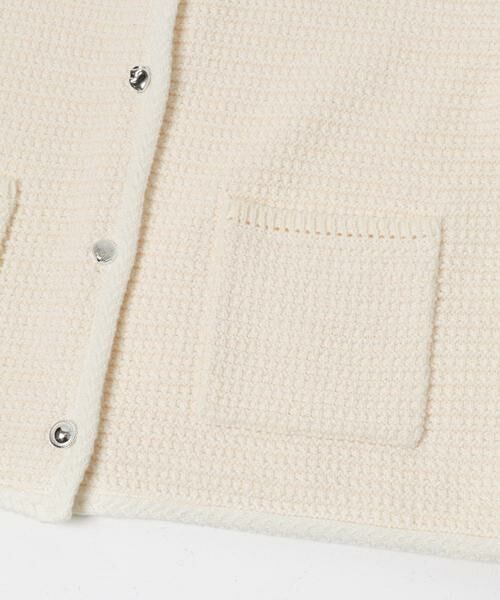URBAN RESEARCH ROSSO / アーバンリサーチ ロッソ ノーカラージャケット | 『WEB/一部店舗限定』ツイードノーカラーニットジャケット | 詳細25