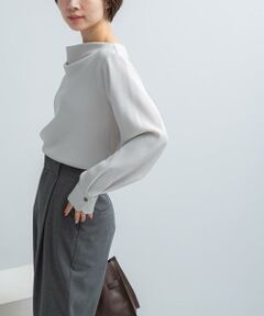 URBAN RESEARCH ROSSO / アーバンリサーチ ロッソ シャツ・ブラウス | トリアセテート混ドレープネックブラウス