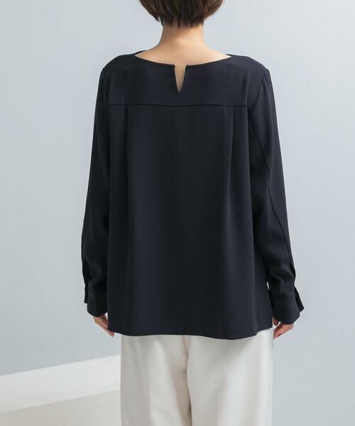 URBAN RESEARCH ROSSO / アーバンリサーチ ロッソ シャツ・ブラウス | トリアセテート混ドレープネックブラウス | 詳細7
