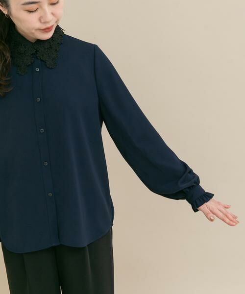 URBAN RESEARCH ROSSO / アーバンリサーチ ロッソ シャツ・ブラウス | 『WEB/一部店舗限定』レースカラーブラウス | 詳細11