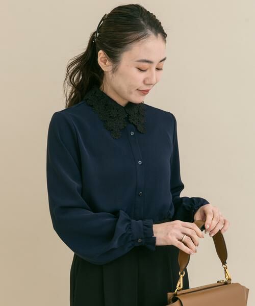 URBAN RESEARCH ROSSO / アーバンリサーチ ロッソ シャツ・ブラウス | 『WEB/一部店舗限定』レースカラーブラウス | 詳細2